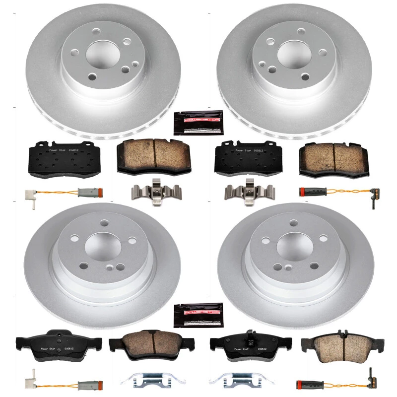 Power Stop 2006 Mercedes-Benz E350 Front and Rear Z23 Coated Brake Kit