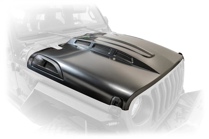 DV8 Offroad Heat Dispersion Motorhaube für 2018+ Jeep Wrangler JL / 2020+ Jeep Gladiator JT