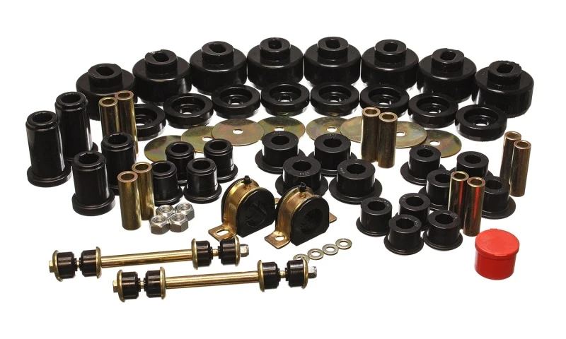 Energy Suspension 01-06 Chevy Silverado 4WD Schwarzes Hyper-Flex-Master-Bushing-Set