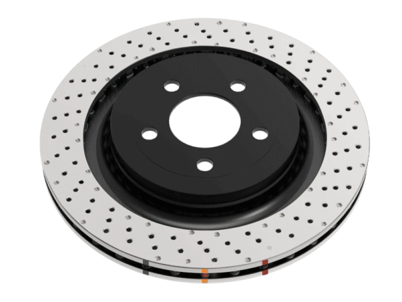 DBA 2008 Mercedes-Benz C63 AMG (w/Iron Rotor) Rear 4000 Series Drilled Rotor