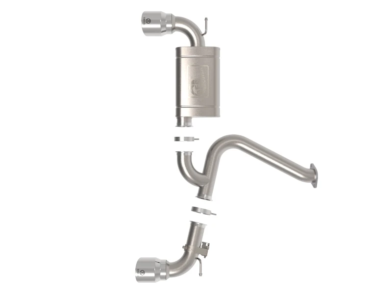 aFe 22-23 Hyundai Kona N L4 2.0L (t) Takeda 3 Zoll 304 SS Axle-Back Auspuff-System mit polierten Endrohren