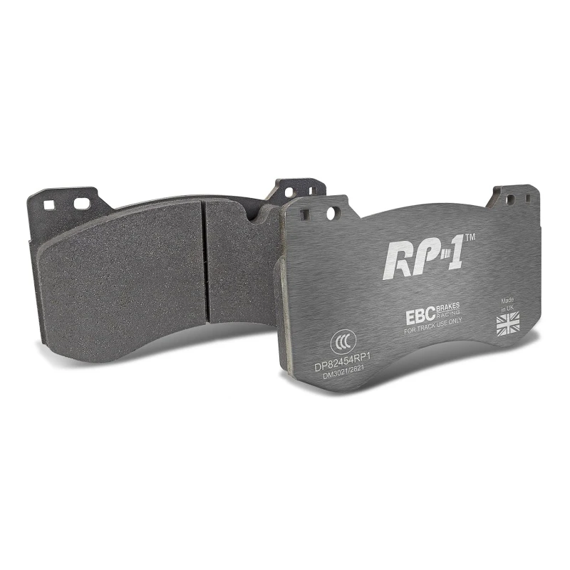 EBC Racing 2021+ BMW M3/M4 / 2023+ BMW M2 (G80/G82/G87) w/Cast Iron Rotor RP-1 Race Front Brake Pads