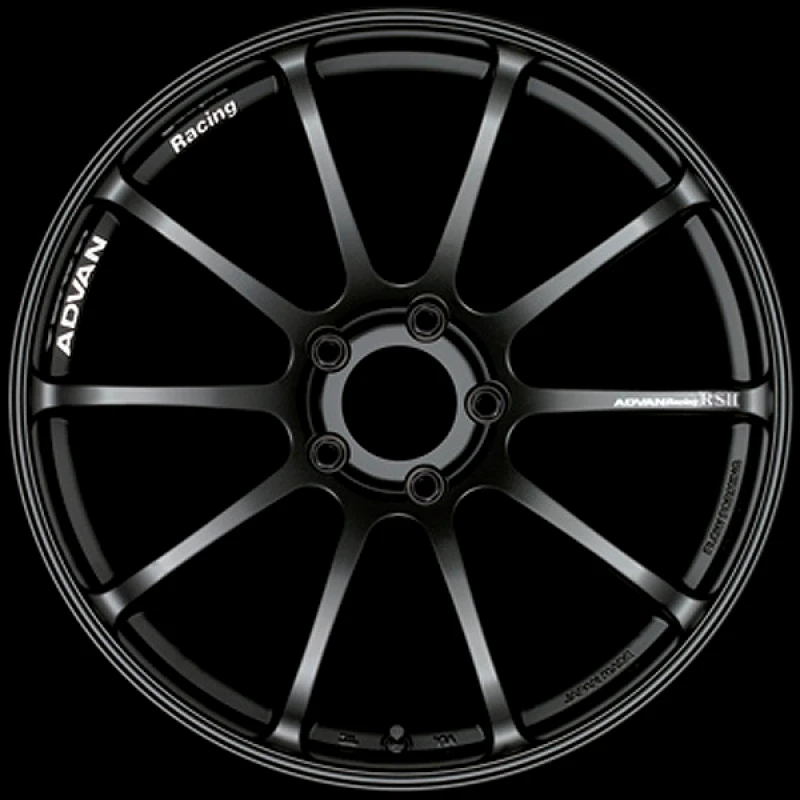 Advan RSII 19x11.0 / +51 Offset / 5x130 / 71.6mm Bore / Semi Gloss Black