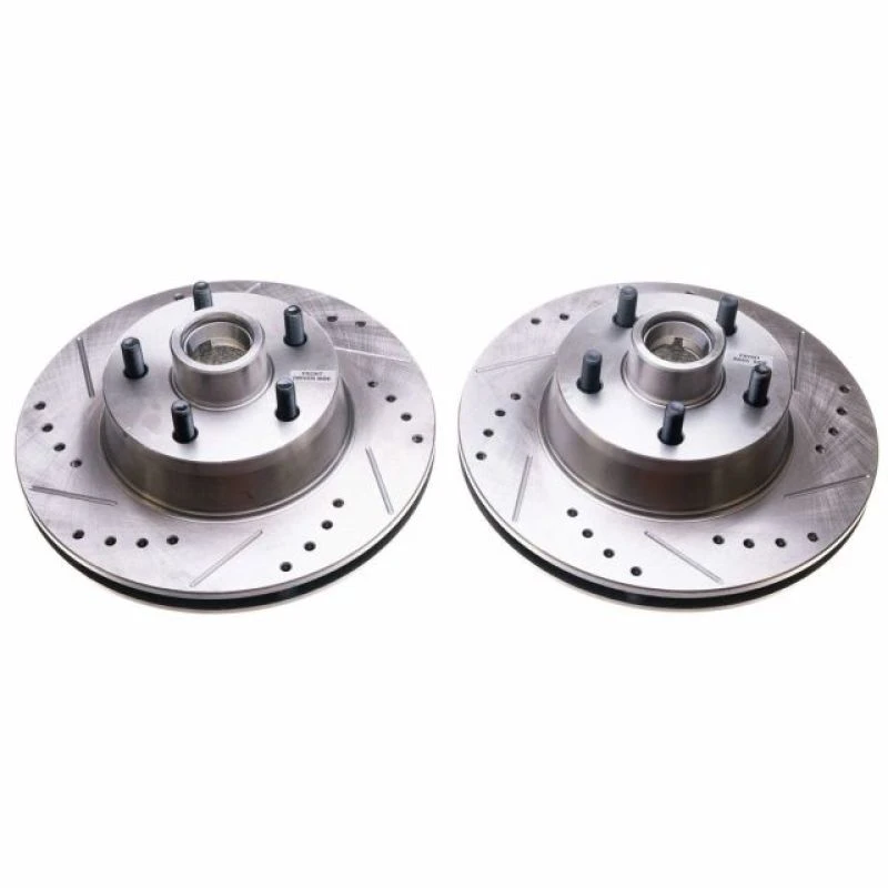 powerstop_AR8102XPR-679459d240323 Power Stop 69-70 Ford Country Squire Front Evolution Drilled & Slotted Rotors - Pair