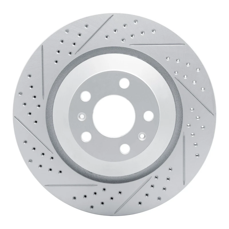 DFC 04-18 Audi A8 Rear Left Drilled & Slotted Geoperformance Rotor