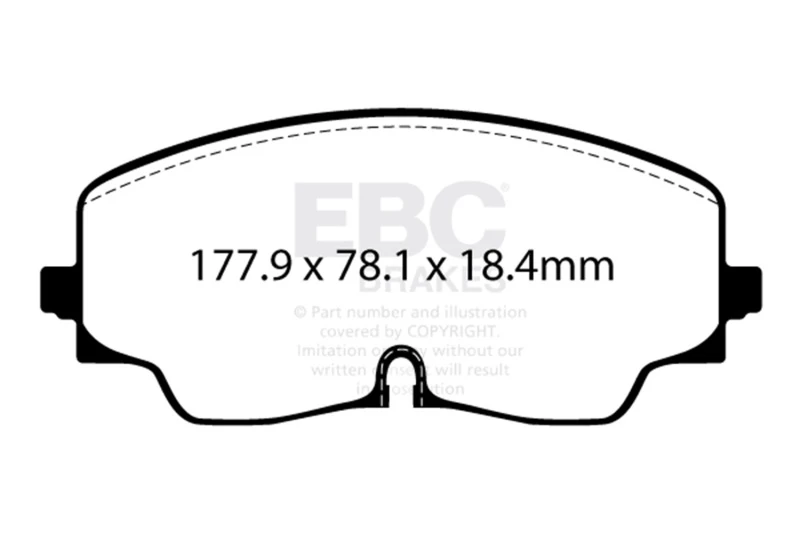 EBC 2022+ Audi S3 2.0T Redstuff Front Brake Pads
