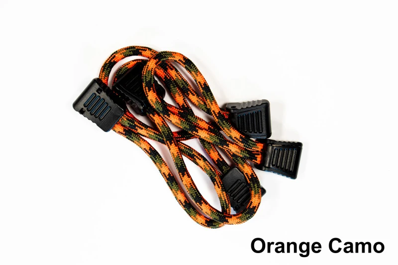 Fishbone Offroad Paracord Zipper Pulls 5 Pcs Orange Camo