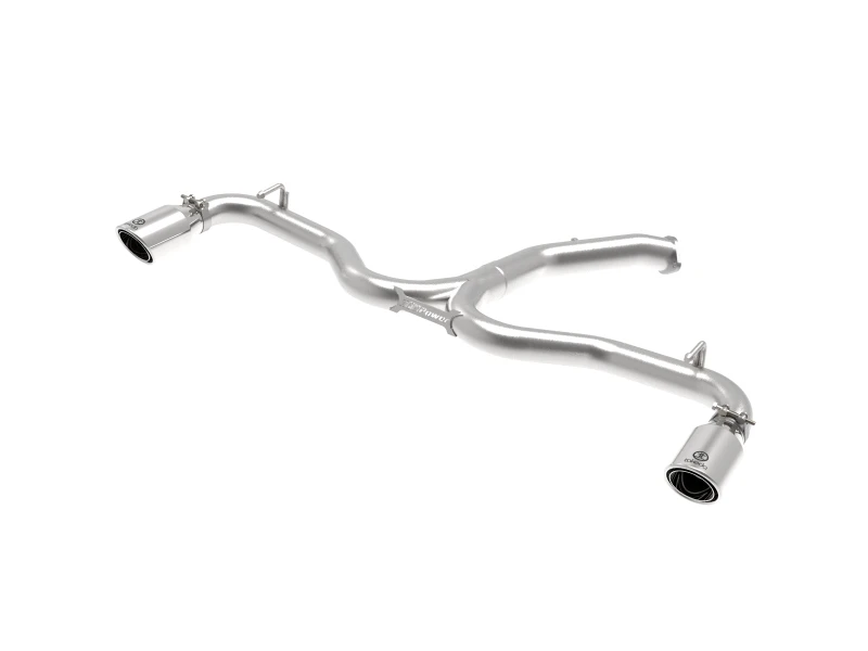 aFe Takeda 3in-2,5in SS Axle-Back Auspuff mit polierten Endstücken 2018 Hyundai Elantra GT Sport I4-1,6L(t)