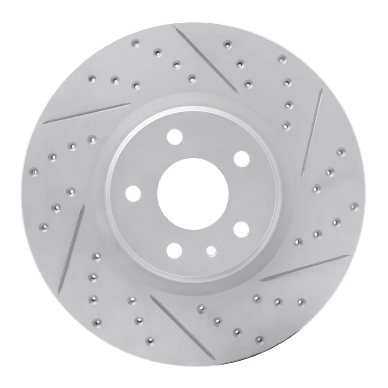 DFC 13-20 Ford Fusion Front Right Drilled & Slotted Geoperformance Rotor