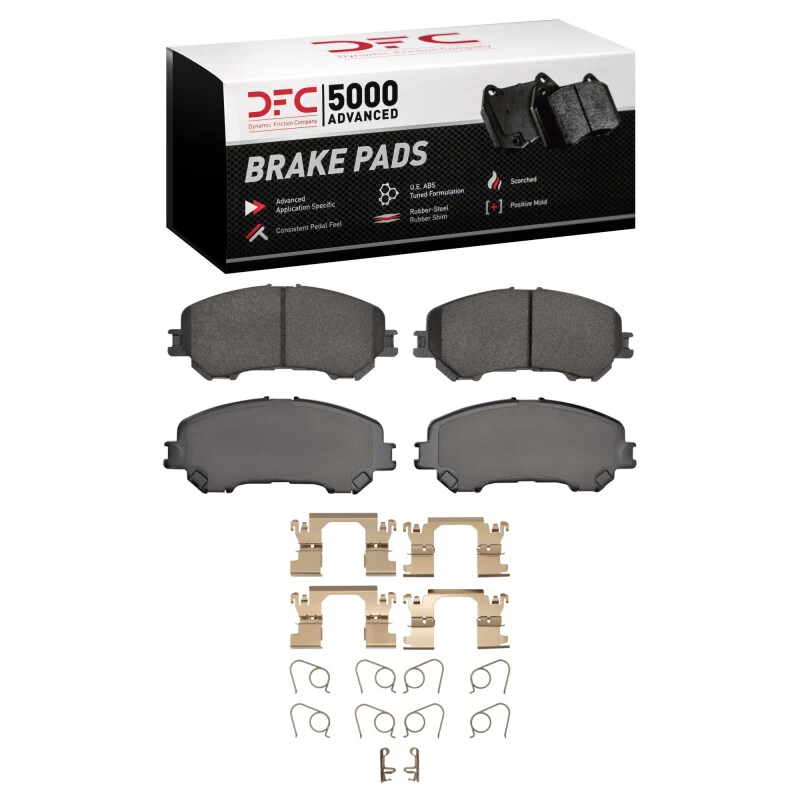 DFC 14-23 Nissan Qashqai (Canada) Front 5000 Advanced Ceramic Brake Pads and Hardware Kit