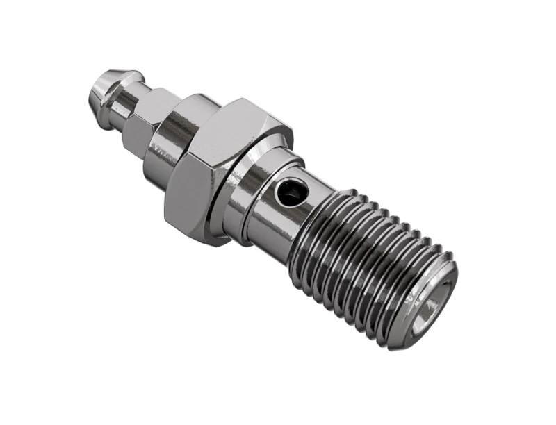 Goodridge Einzel-Banjo-Entlüftungsschraube M10x1,25 (20mm unter Sechskant)