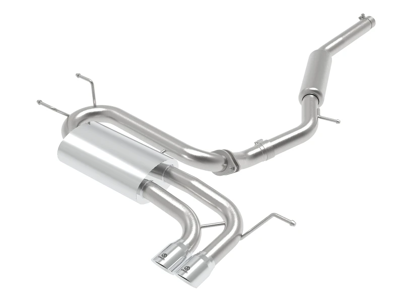 aFe Takeda 2-1/2 Zoll SS-304 Cat-Back Auspuffanlagen mit polierter Spitze 16-19 Mazda MX-5 Miata ND 2.0T