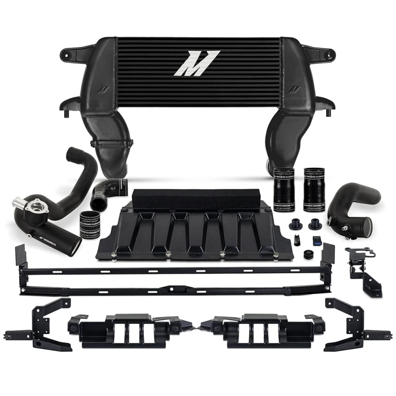 Mishimoto 21+ Bronco 2.3L Hochmontage-Intercooler-Kit BK Core BK Rohre
