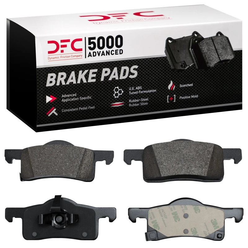 DFC 02-06 Ford Expedition Rear 5000 Advanced Semi Metallic Brake Pads