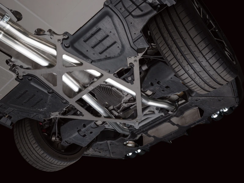 AWE Tuning BMW G90/G99 M5 Track Edition Cat-Back Exhaust - Chrome Silver Tips