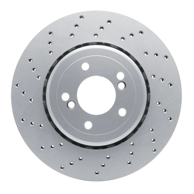 DFC 08-13 BMW M3 Left Rear Drilled GeoSPEC Coated Rotor