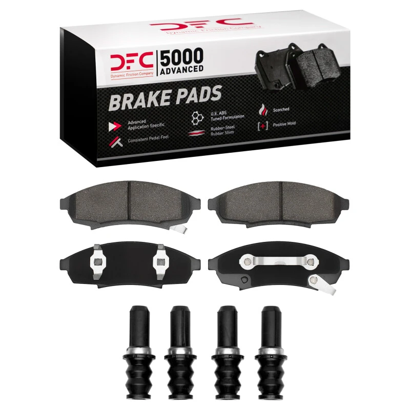 DFC 88-01 Buick Regal Front 5000 Advanced Semi Metallic Brake Pads and Hardware Kit