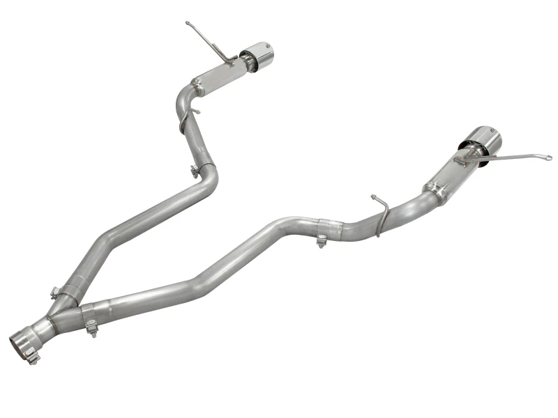 aFe MACHForce XP 14+ Jeep Grand Cherokee V6 3.0L (td) 2,5 Zoll DPF-Back 409 Edelstahl Auspuff mit Resonatoren