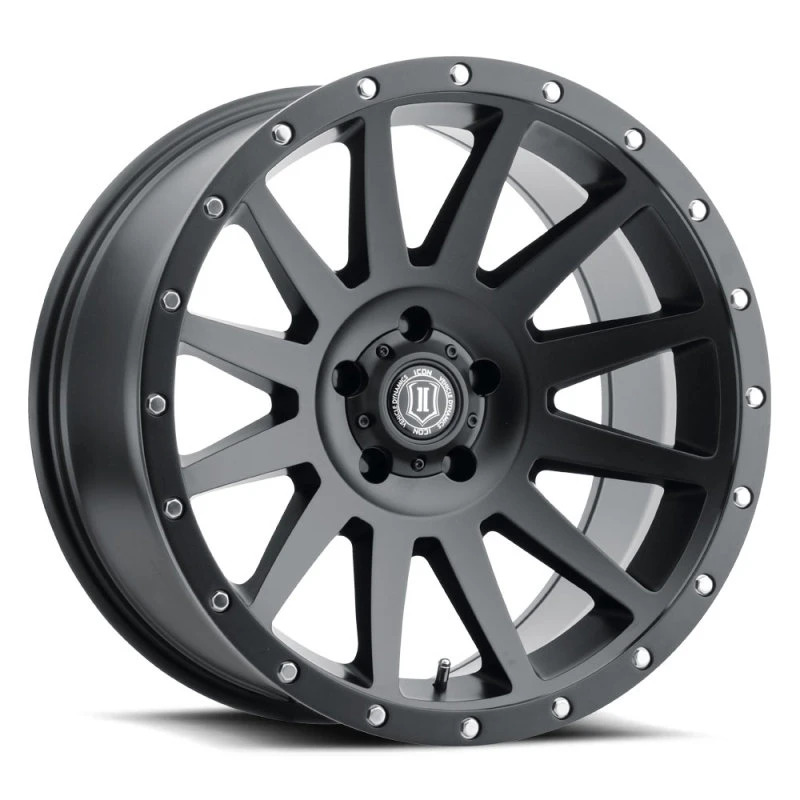 ICON Compression 20x10 6x5,5 -19mm Offset 4,75 Zoll Satin Black Felge