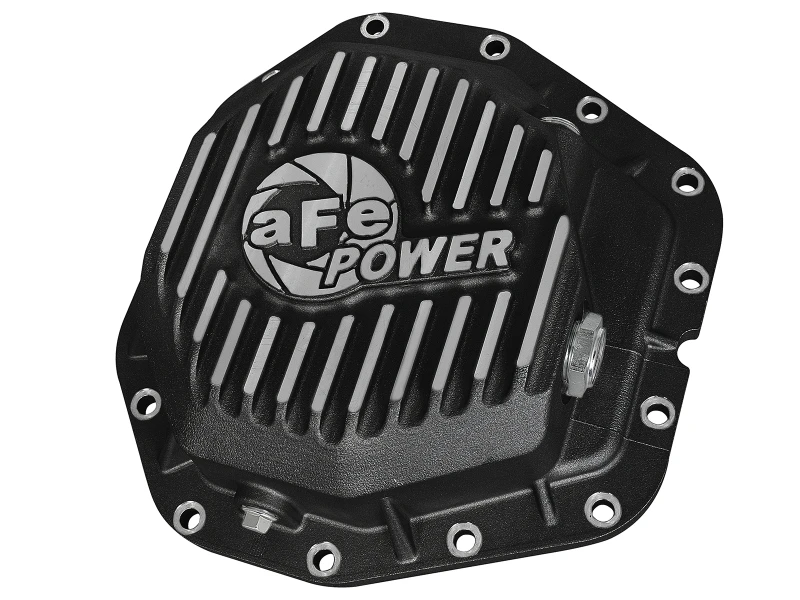 aFe Power Hinterachs-Abdeckung Schwarz mit bearbeiteten Rippen 17 Ford F-350/F-450 6,7L (td) Dana M300-14 (Dually)