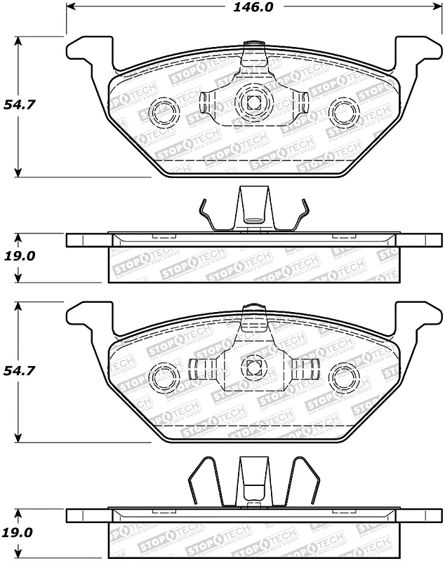 StopTech Street Brake Pads