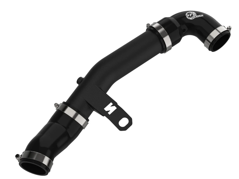 aFe 19-22 Hyundai Veloster N L4 2.0L (t) BladeRunner 2-1/2 Zoll Aluminium Hot Charge Pipe - Schwarz