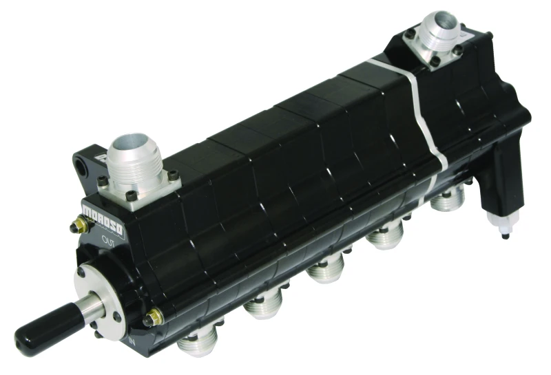 Moroso Black Series 5 Stage Dry Sump Oil Pump - Left Side