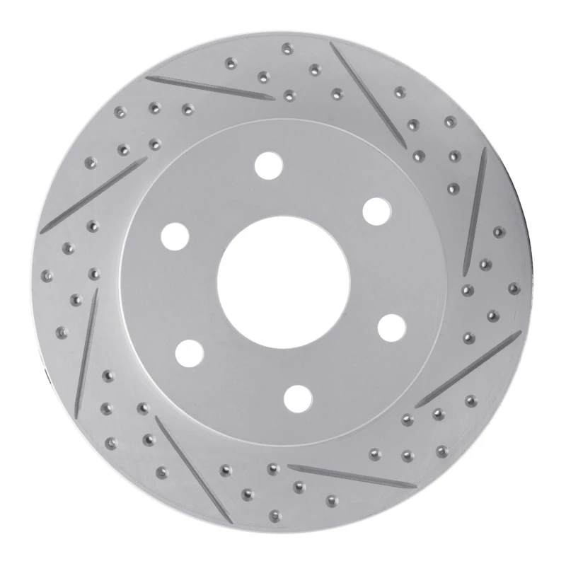DFC 04-09 Cadillac Srx Rear Right Drilled & Slotted Geoperformance Rotor