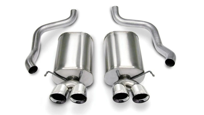 Corsa 2005-2007 Chevrolet Corvette C6 6.0L V8 Poliertes Sport-Achsen-Endschalldämpfer-System