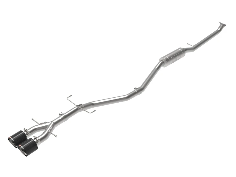 aFe Takeda 2,5 Zoll 304SS Cat-Back Abgasanlage 17-20 Honda Civic SI Coupe L4-1,5L (t)