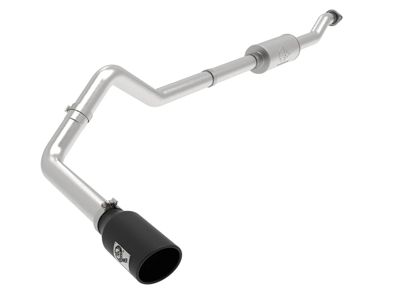 aFe Vulcan Serie 3,5 Zoll 409 SS Kat-Abgasanlage 13-19 Ford Transit V6 3,5L (TT) mit schwarzen Endrohren