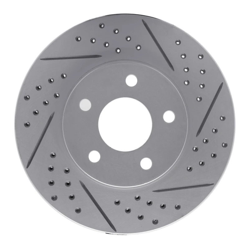 DFC 06-11 Chevrolet Hhr Front Right Drilled & Slotted Geoperformance Rotor