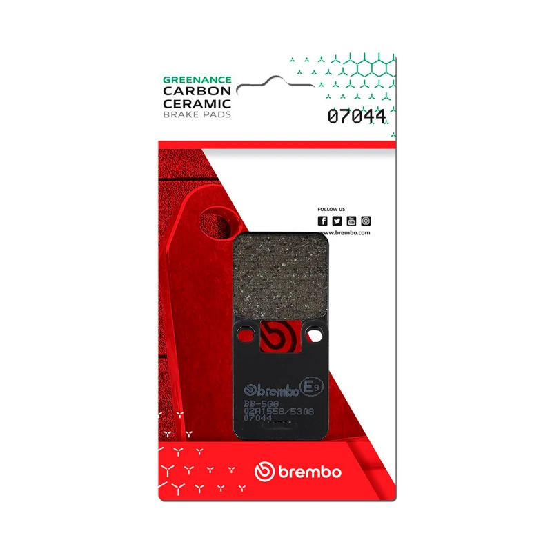 Brembo OE Carbon Ceramic Brake Pad - Rear for Suzuki A/Suzuki Ay/Suzuki Ux/Yamaha Dt/Yamaha Tzr