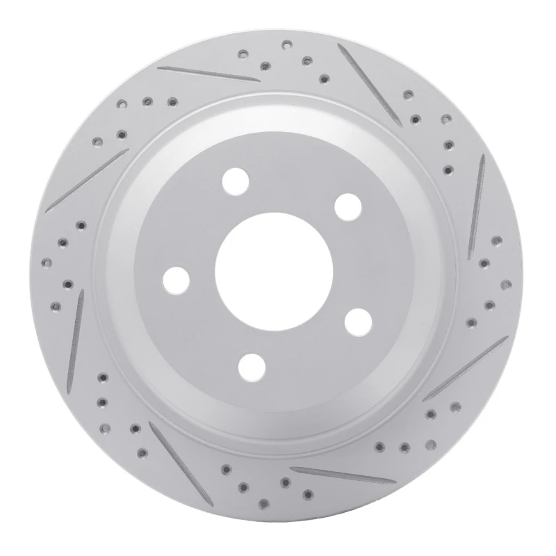 DFC 98-02 Chevrolet Camaro Rear Right Drilled & Slotted Geoperformance Rotor