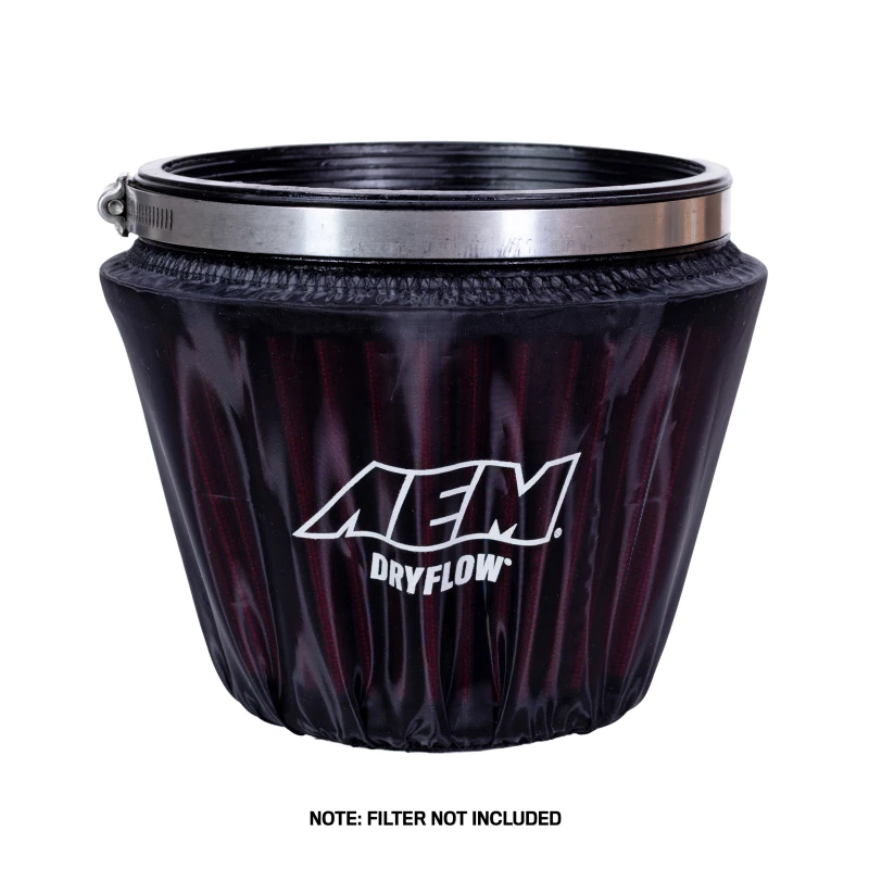AEM Air Filter Wrap Black 7.5in Length x 5in Width x 5in Height
