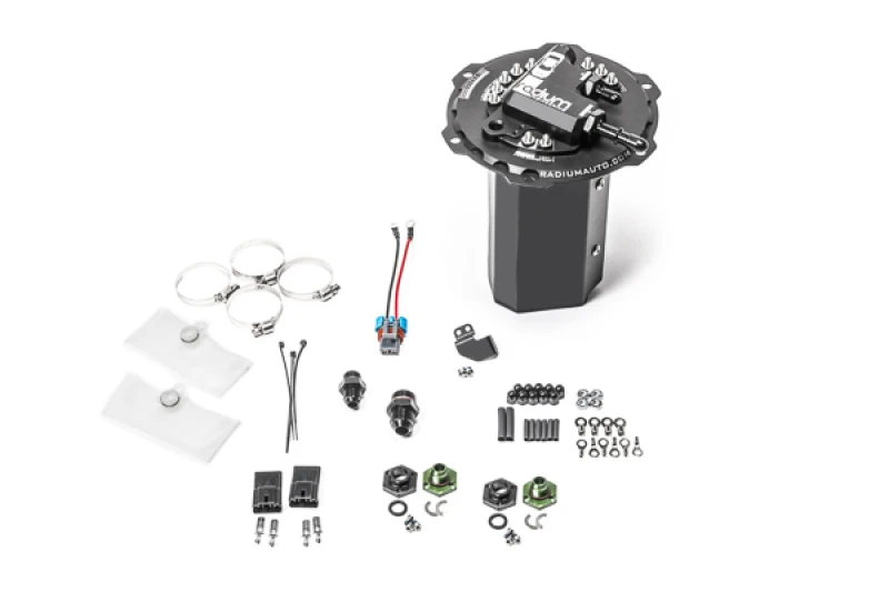 Radium Engineering Kraftstoff-Halter für Evo X (ohne Pumpen) Walbro F90000274/285
