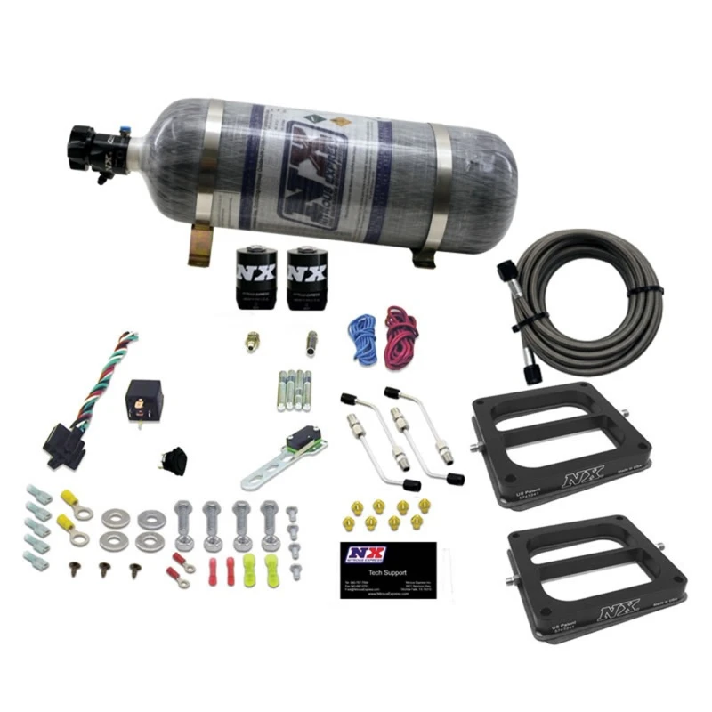 Nitrous Express Dual/Dominator/Alkohol Nitrous Kit (50-300PS) mit Composite-Flasche