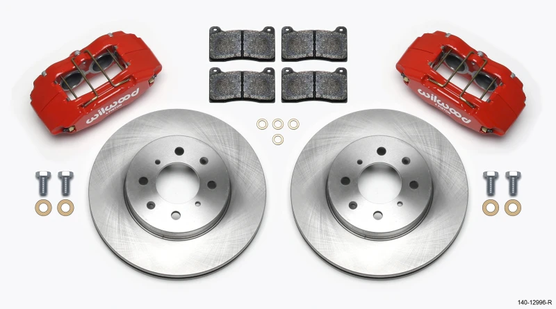 Wilwood DPHA Vordere Bremse & Rotor Kit Rot Honda / Acura mit 262mm OE Rotor