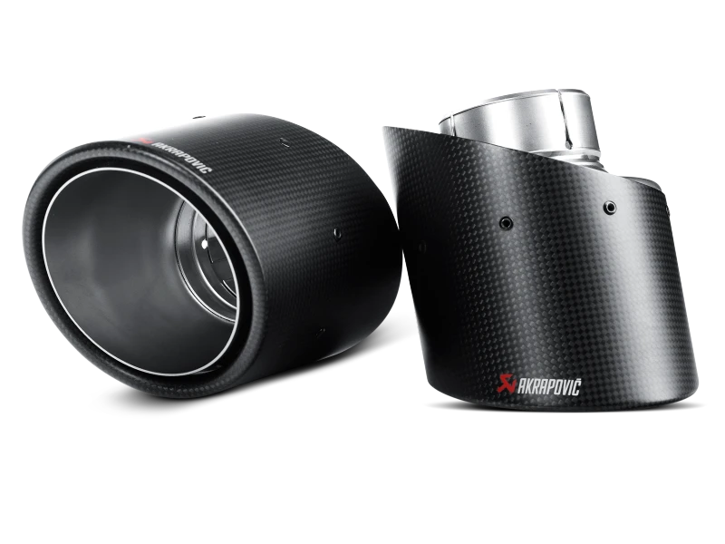 Akrapovic 09-16 Volkswagen Scirocco R Tail Pipe Set (Carbon)