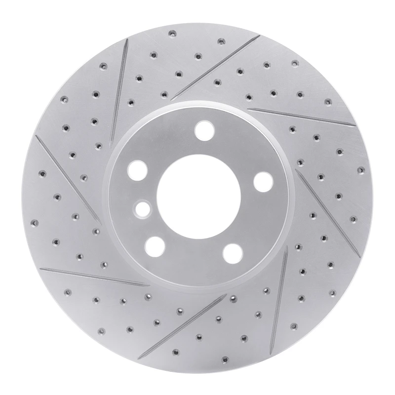 DFC 07-19 BMW X5 Front Left Drilled & Slotted Geoperformance Rotor