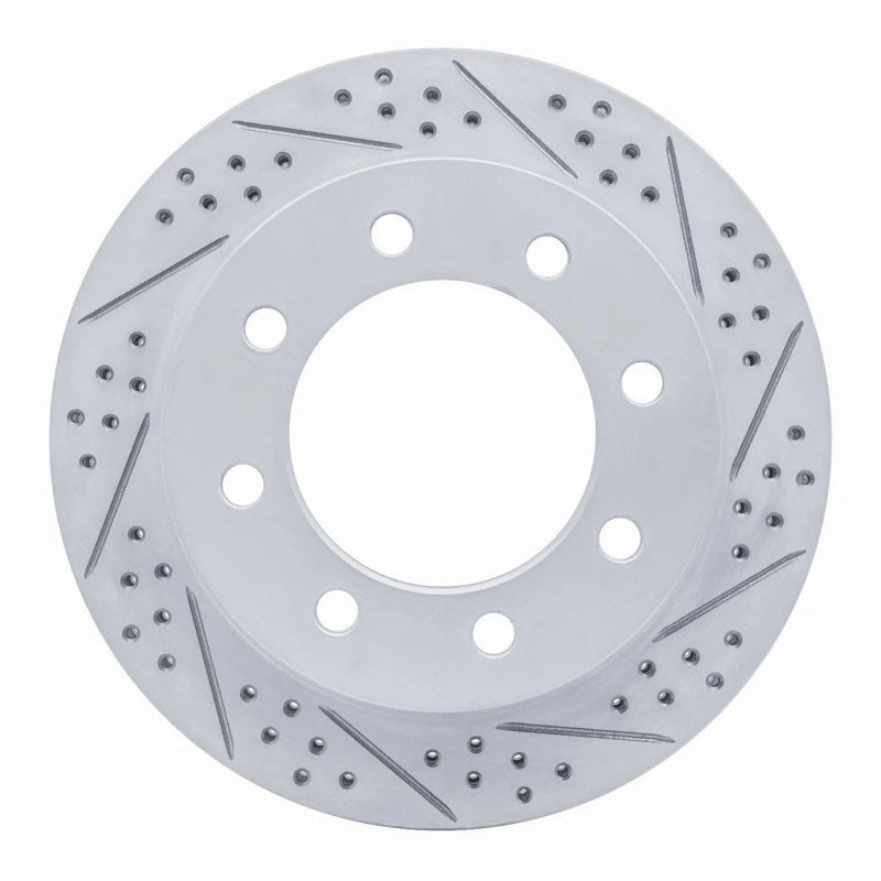 DFC 03-08 Dodge Ram 1500 Pickup Rear Right Drilled & Slotted Geoperformance Rotor