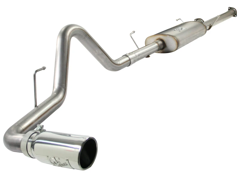 aFe MACHForce XP Auspuff-System Cat-Back SS-409 EXH CB Toyota Tundra 10-11 V8-5.7L 145.7 WB (polierte Spitze)