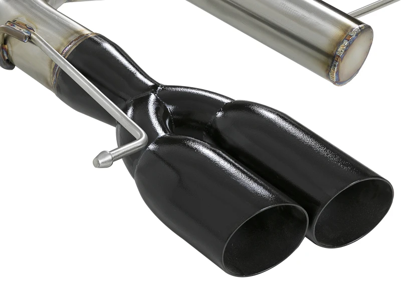 aFe MACHForce XP 08-13 BMW 135i L6-2.0L N54/N55 3 Zoll 304 SS Axle-Back Exhaust mit schwarzen Spitzen