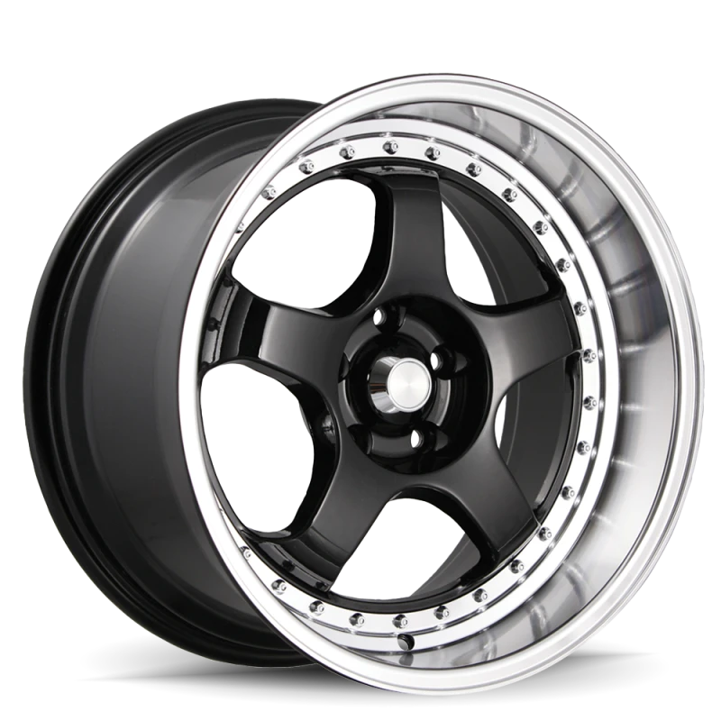Konig SSM 18x9 5x114.3 ET22 Gloss Black w/ Machined Lip