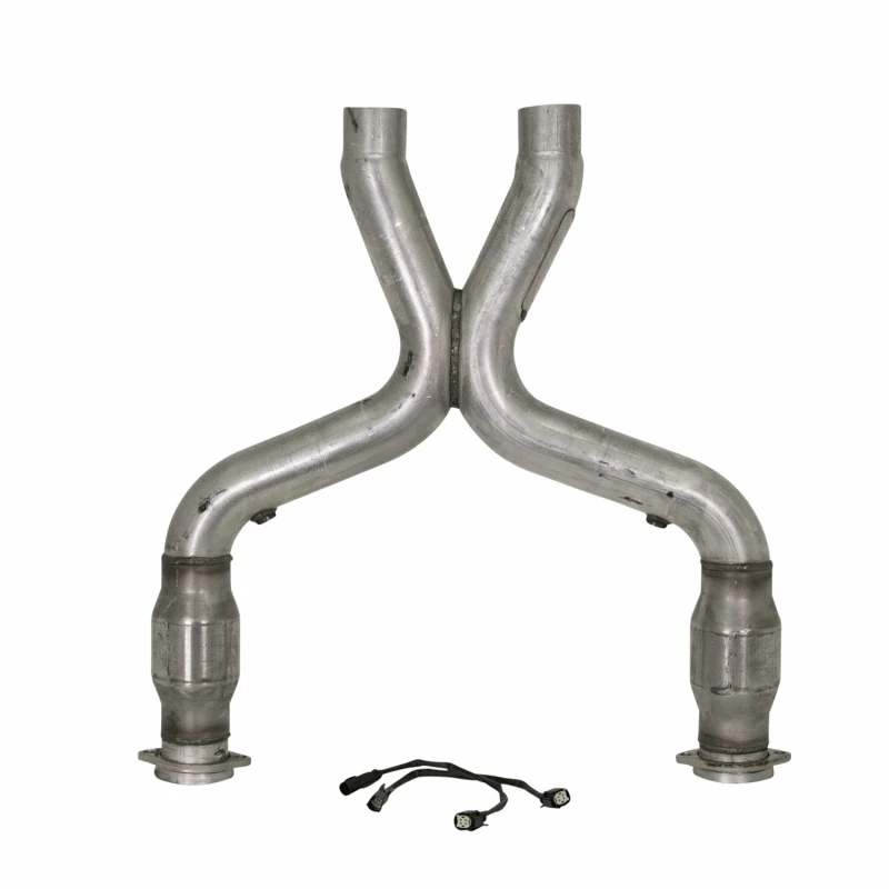 BBK 11-14 Mustang 5.0 Kurzes Mittel X-Rohr mit Katalysatoren 3.0 für BBK Long Tube Headers