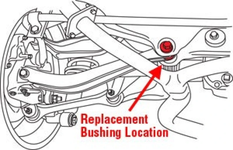 SPC Performance 00-09 Subaru Outback Rear Toe/Cam & Bushing Kit