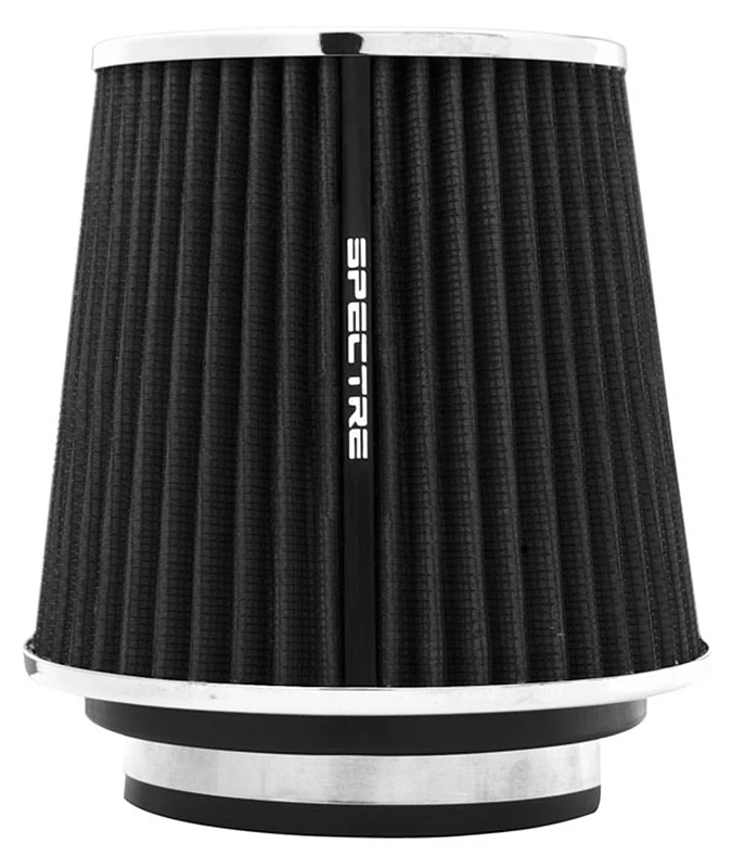 Spectre Einstellbarer Konischer Luftfilter 5-1/2in. Hoch (Passt für 3in. / 3-1/2in. / 4in. Rohre) - Schwarz