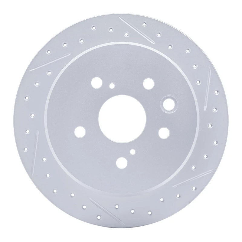 DFC 06-15 Lexus Is250 Rear Right Drilled & Slotted Geoperformance Rotor
