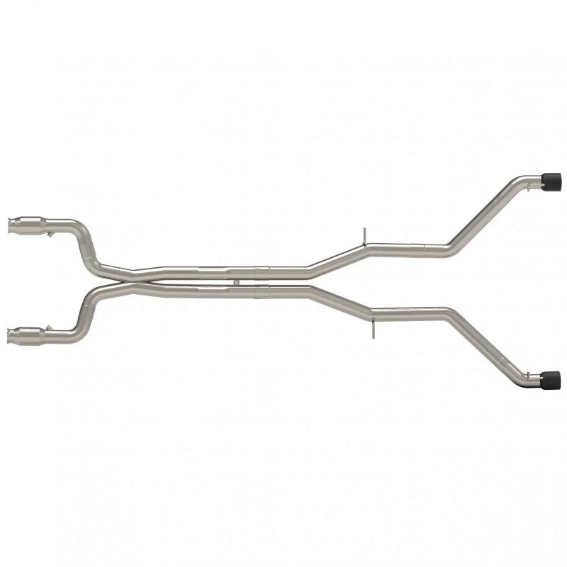 Kooks 16+ Chevy Camaro SS 6.2L 3 Zoll Catted Muff Delete Vollauspuff mit schwarzen Spitzen (Verwenden Sie mit Kooks-Headers)