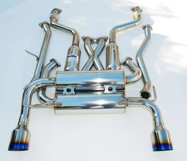 Invidia Gemini Single Layer Titanium Tip Cat-Back Exhaust für 2002–2008 Nissan 350Z